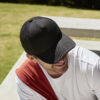 Casquette en coton organique avec liseré Beechfield Earthaware® Classic Organic Cotton 5 Panel Cap – Sandwich Peak
