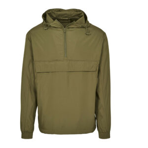 Coupe-vent Veste 1/4 zip homme Build Your Brand Basic Pull Over Jacket – vue 2