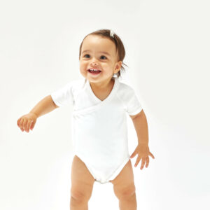 Body organique pan croisé Babybugz Baby Kimono Bodysuit
