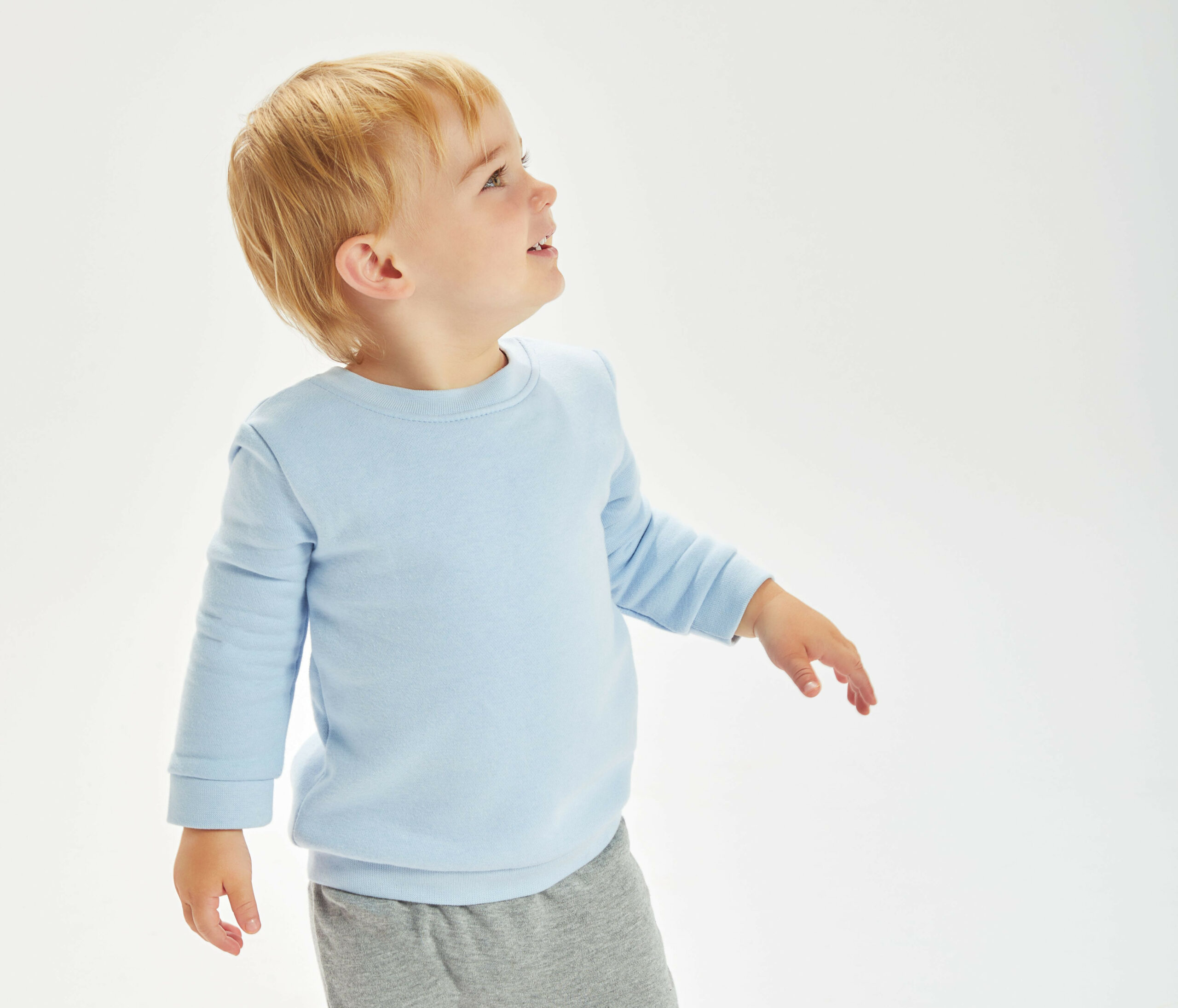 Sweat col rond bébé Babybugz Baby Essential Sweatshirt Sweat col rond bébé Babybugz Baby Essential Sweatshirt