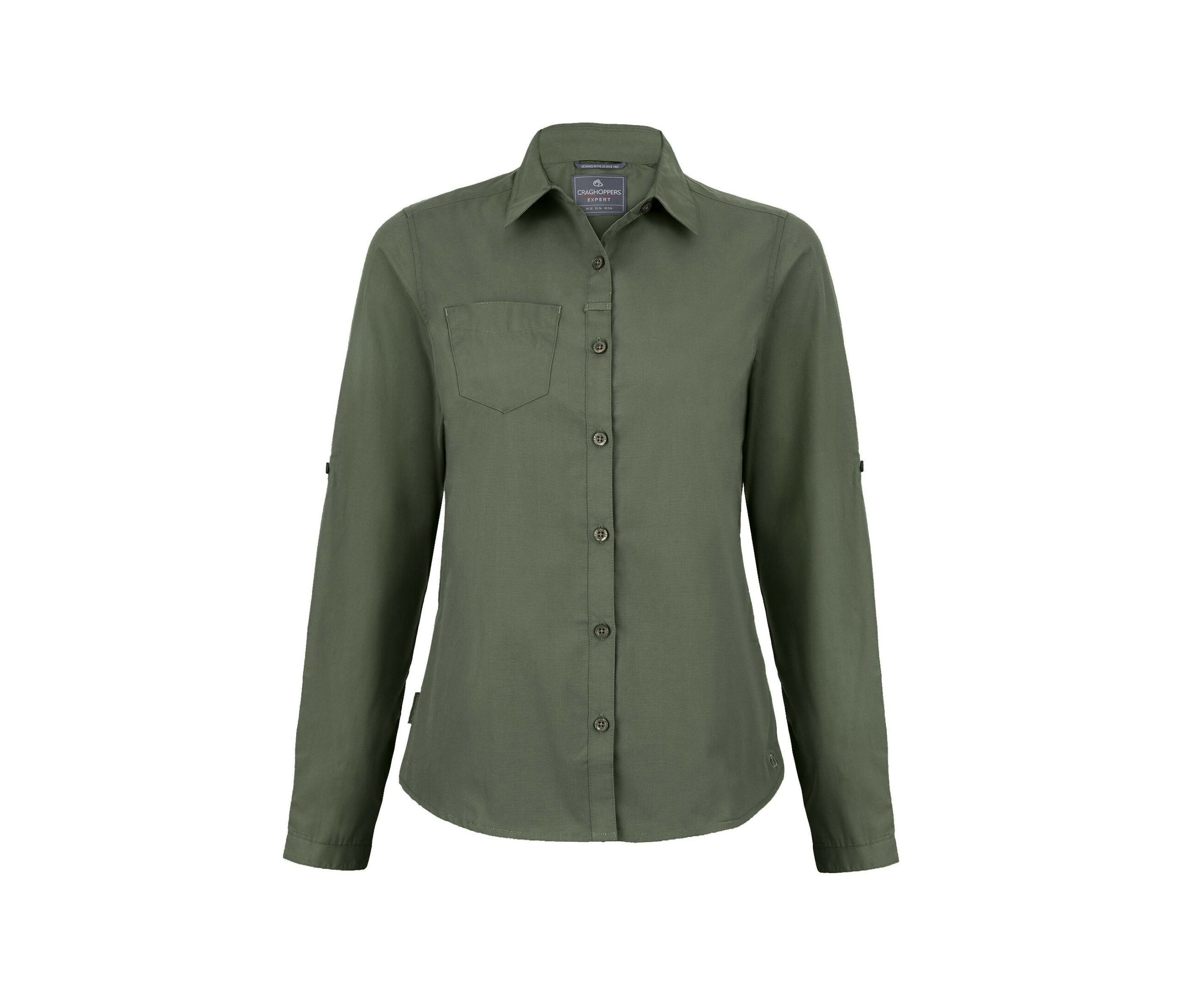 Vêtement de travail Chemise manches longues en polyester recyclé femme Craghoppers Expert Womens Kiwi Long Sleeved Shirt Vêtement de travail Chemise manches longues en polyester recyclé femme Craghoppers Expert Womens Kiwi Long Sleeved Shirt – vue 3