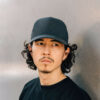 Casquette baseball cendrée Flexfit Delta Carbon Cap
