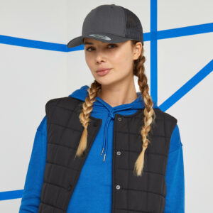 Casquette visière incurvée style trucker Flexfit Retro Cap