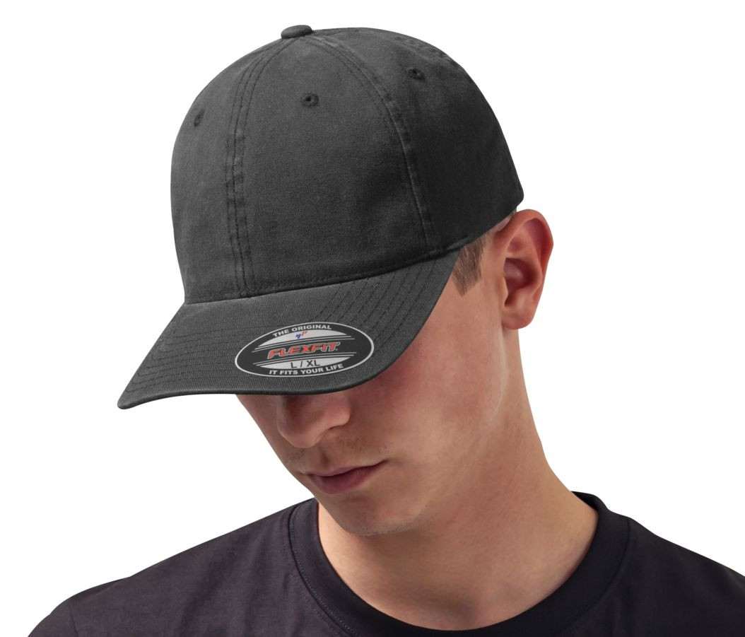 Casquette aspect jean Flexfit Garment Washed Cotton Dad Hat Casquette aspect jean Flexfit Garment Washed Cotton Dad Hat