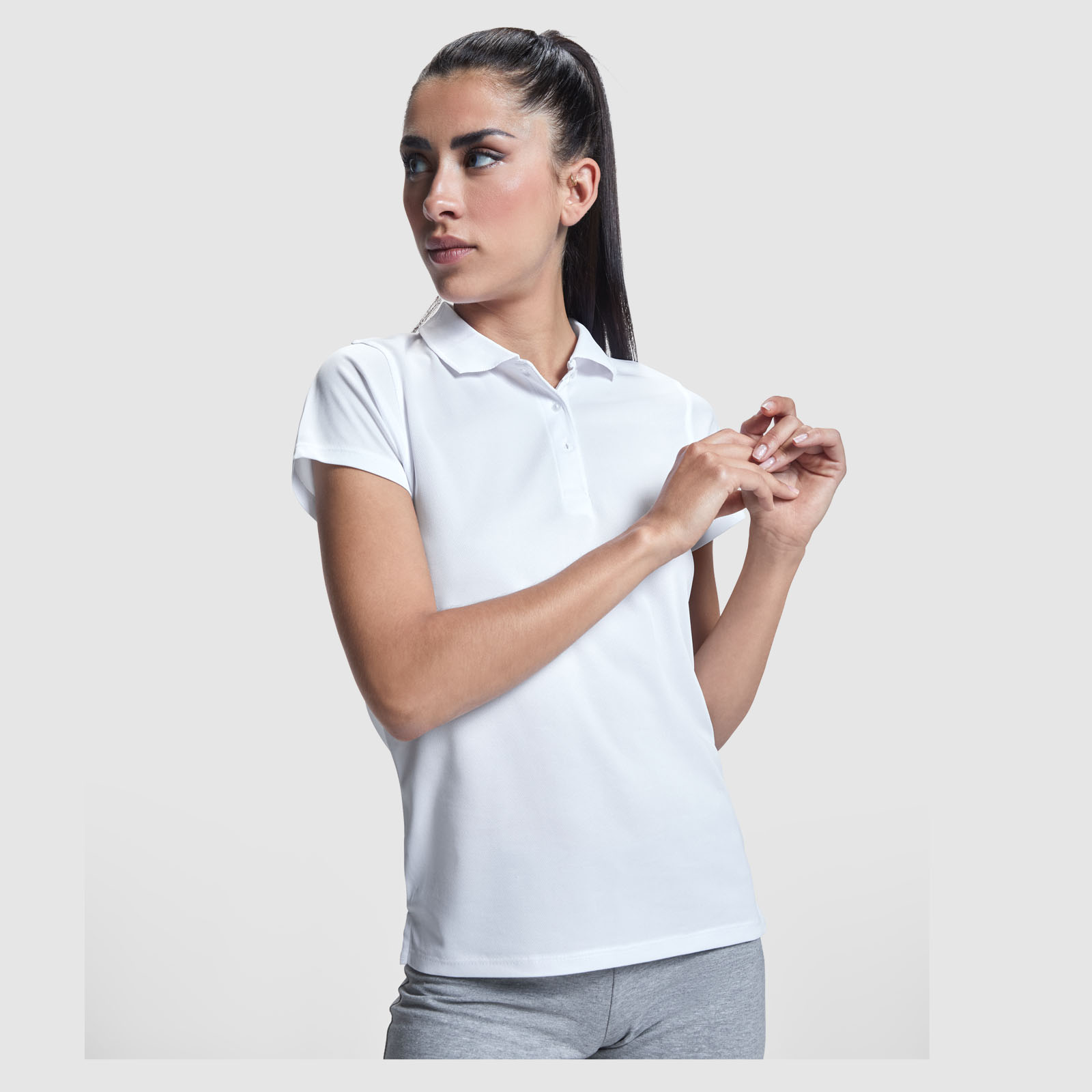 Polo de sport de 150 g/m² Monzha à manches courtes pour femme Polo de sport de 150 g/m² Monzha à manches courtes pour femme – vue 2