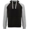 Sweat à capuche de 280 g/m² Badet unisexe bicolore