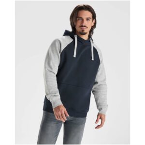 Sweat à capuche de 280 g/m² Badet unisexe bicolore – vue 2