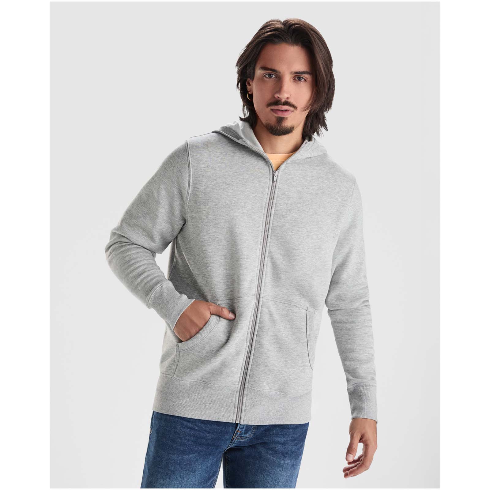 Sweat zippé à capuche de 280 g/m² Montblanc unisexe Sweat zippé à capuche de 280 g/m² Montblanc unisexe – vue 2