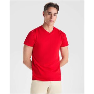 T-shirt de 155 g/m² Samoyedo à col en V et manches courtes pour homme – vue 2