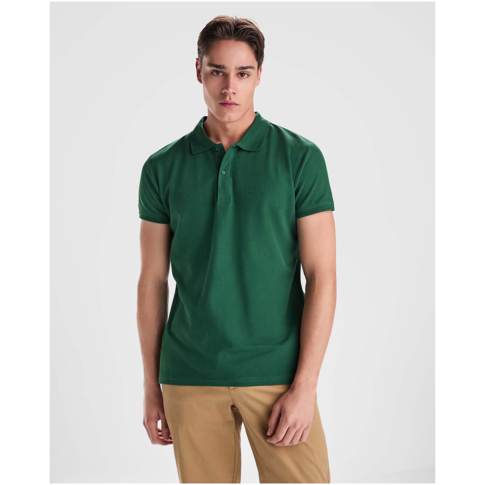 Polo de 210 g/m² Prince en coton organique à manches courtes pour homme Polo de 210 g/m² Prince en coton organique à manches courtes pour homme – vue 2