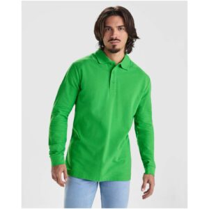Polo de 220 g/m² Estrella à manches longues pour homme – vue 2