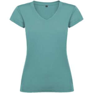 T-shirt de 155 g/m² Victoria à col en V et manches courtes pour femme