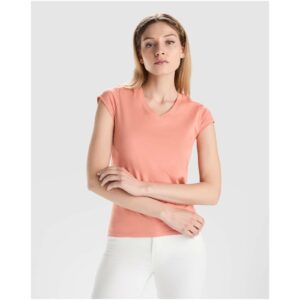 T-shirt de 155 g/m² Victoria à col en V et manches courtes pour femme – vue 2