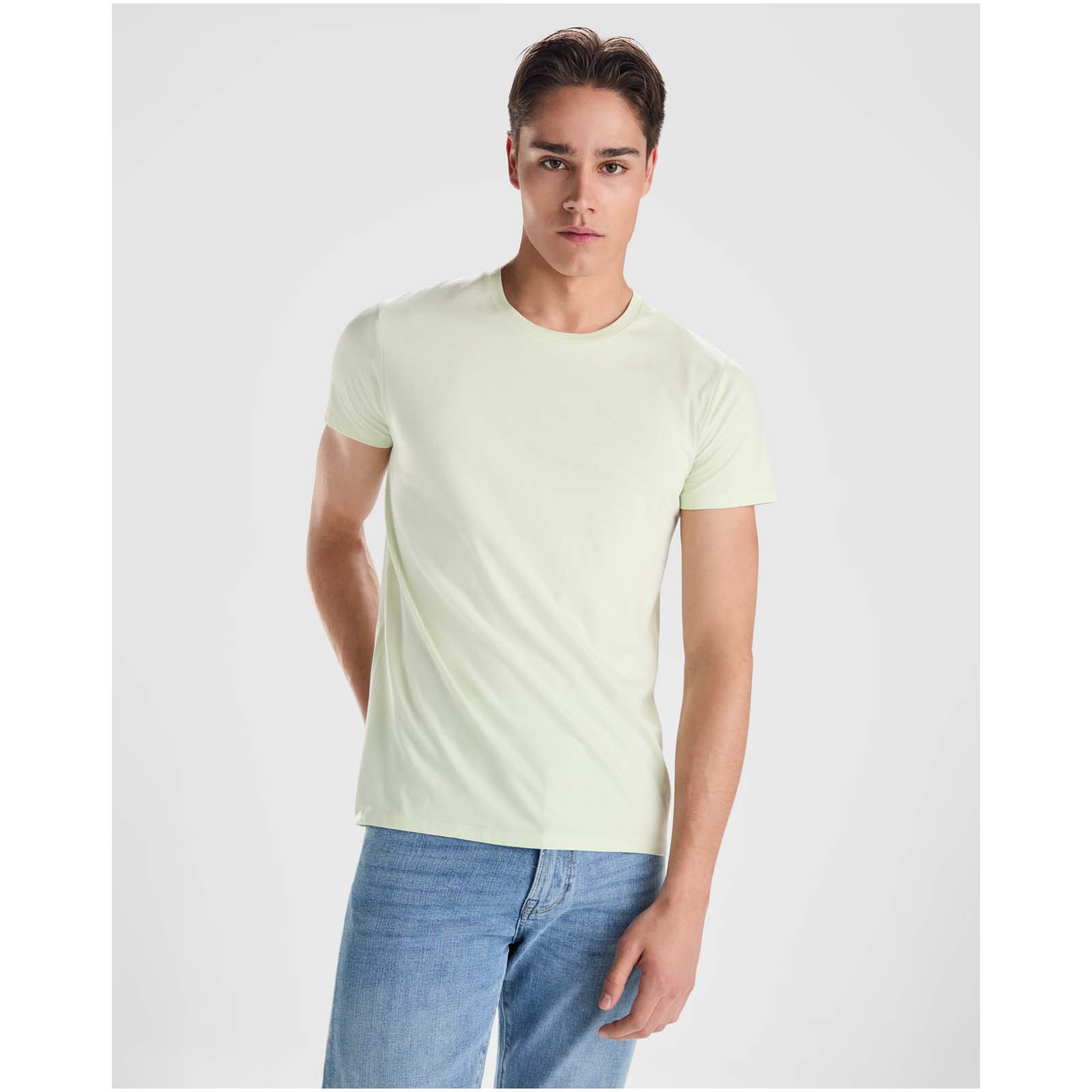 T-shirt de 175 g/m² Breda en coton organique à manches courtes pour homme T-shirt de 175 g/m² Breda en coton organique à manches courtes pour homme – vue 2