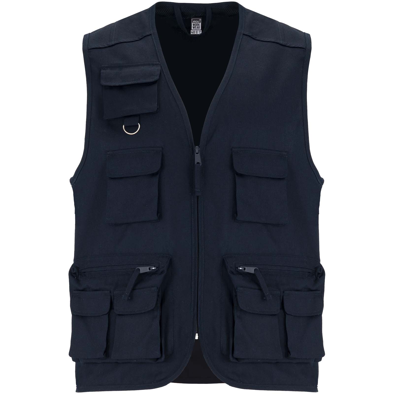 Gilet de travail multi-poches à col en V Venera de 200 g/m2 Gilet de travail multi-poches à col en V Venera de 200 g/m2 – vue 3