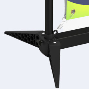Stand aluminium noir HD Aerostand – vue 4