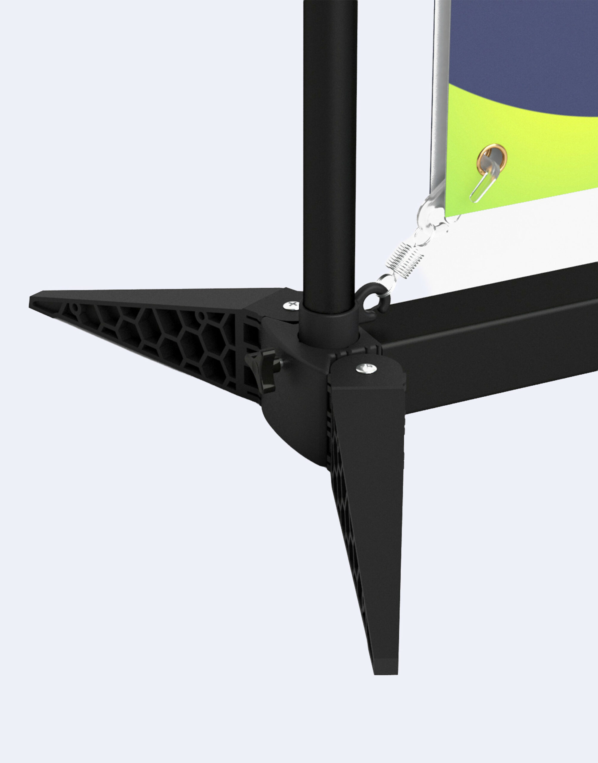 Stand aluminium noir HD Aerostand Stand aluminium noir HD Aerostand – vue 4