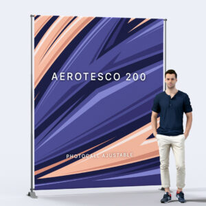 Photocall ajustable Aerotesco – vue 2