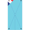 Affiche de remplacement pour roll-up et support en X