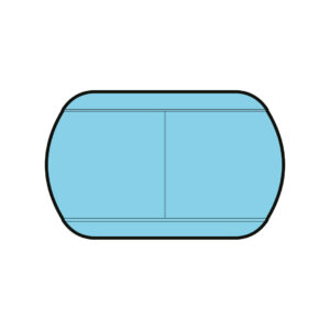 Housse imprimée pour pouf gonflable Air Sit
