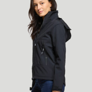 Blouson softshell femme en polyester recyclé Alma – vue 4