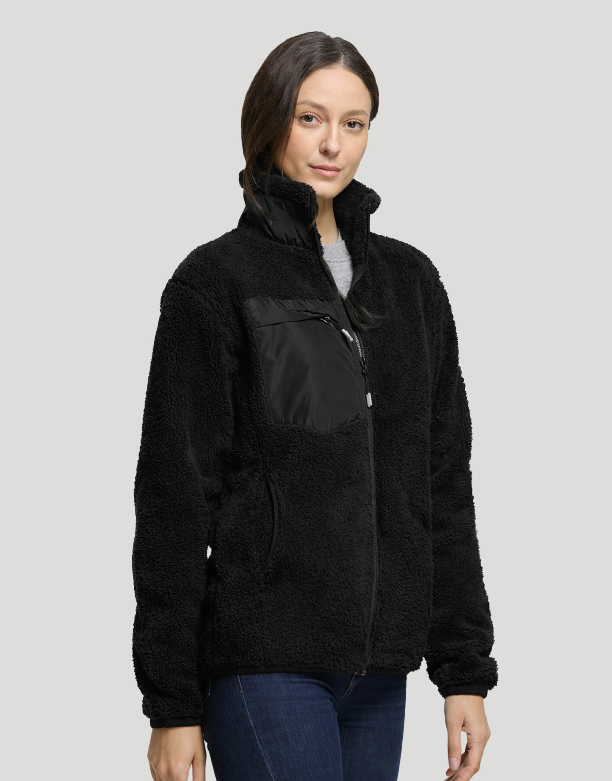 Veste sherpa femme Anouk Veste sherpa femme Anouk – vue 4