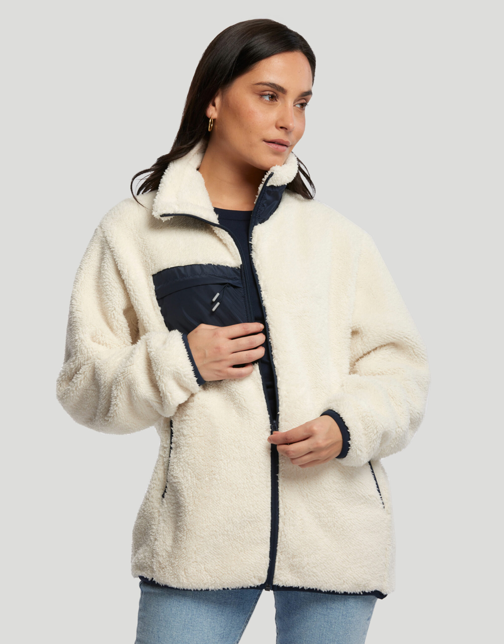 Veste sherpa femme Anouk Veste sherpa femme Anouk – vue 2