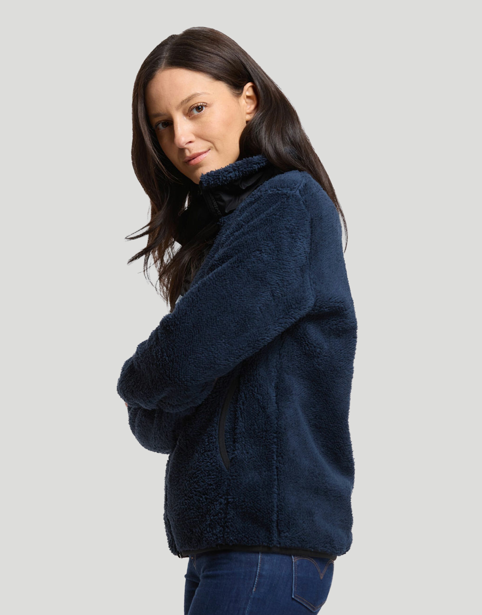 Veste sherpa femme Anouk Veste sherpa femme Anouk – vue 3