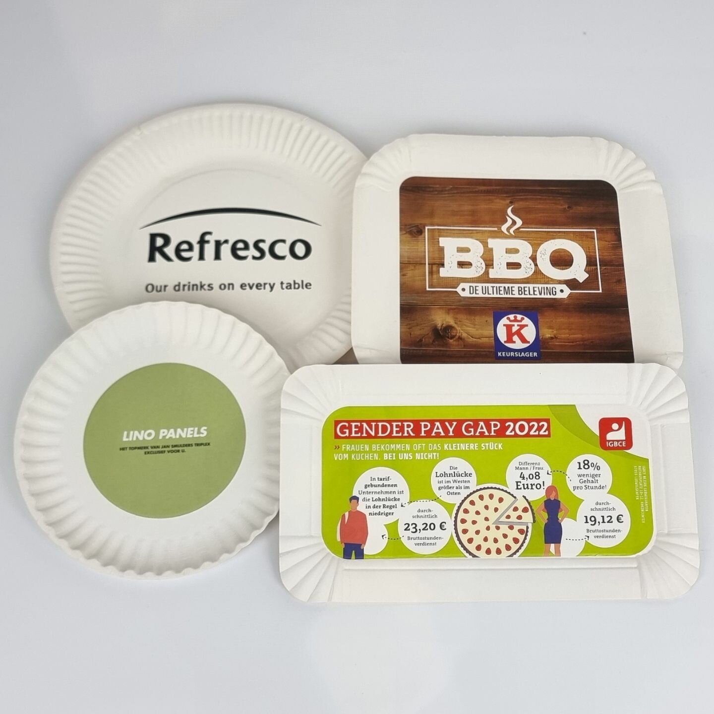 Assiettes en papier personnalisées pour événements Assiettes en papier personnalisées pour événements