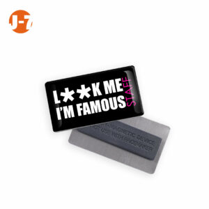 Badge aimant forme rectangle