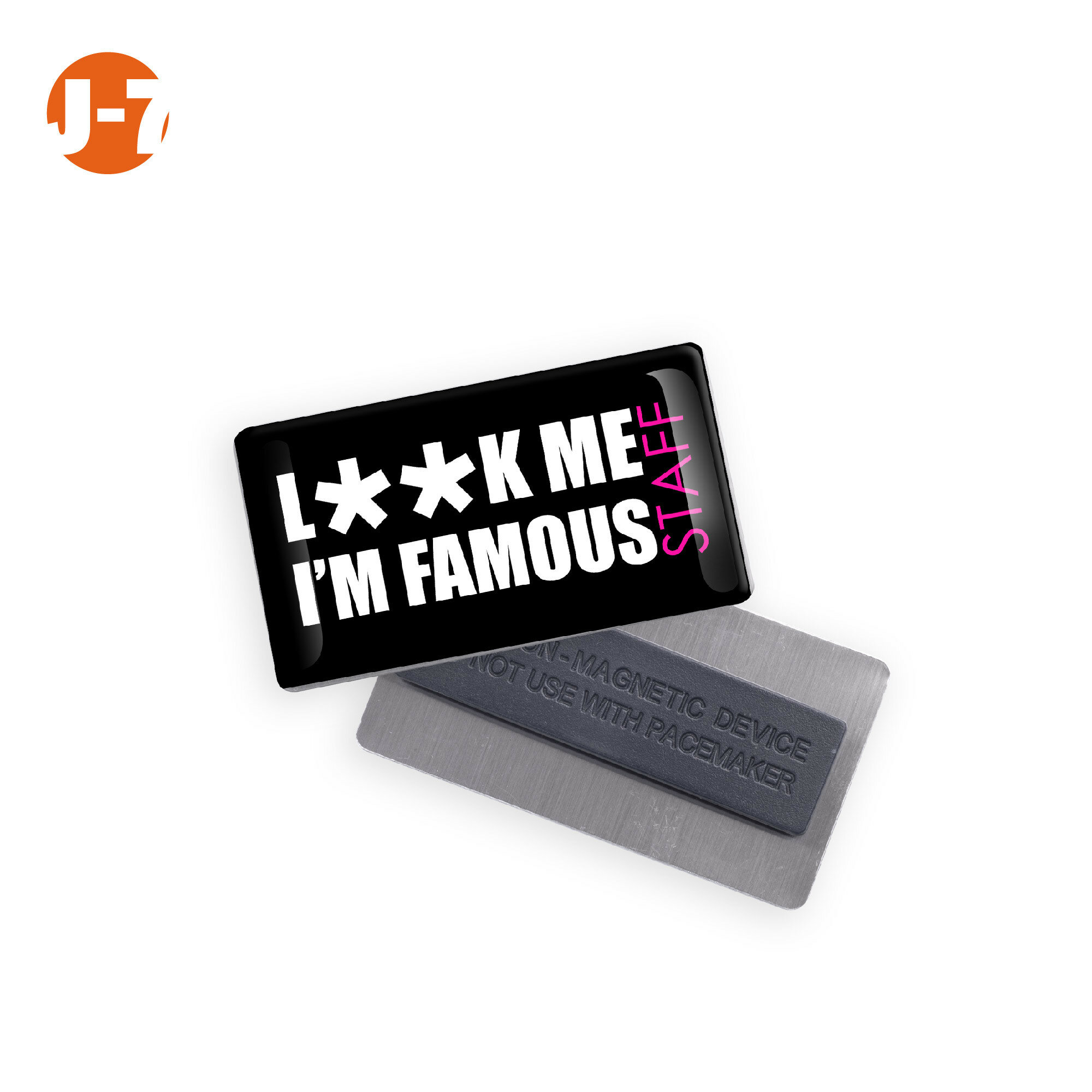 Badge aimant forme rectangle Badge aimant forme rectangle