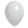 Ballon baudruche sur cde blanc