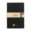 Bamboo Journal Naked Spine Notebook Black A5 carnet de notes