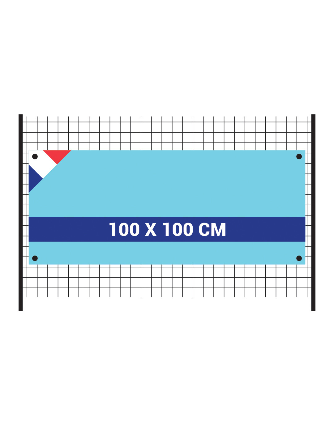 Banderole en Oxford 175 g/m² Banderole en Oxford 175 g/m² – vue 2