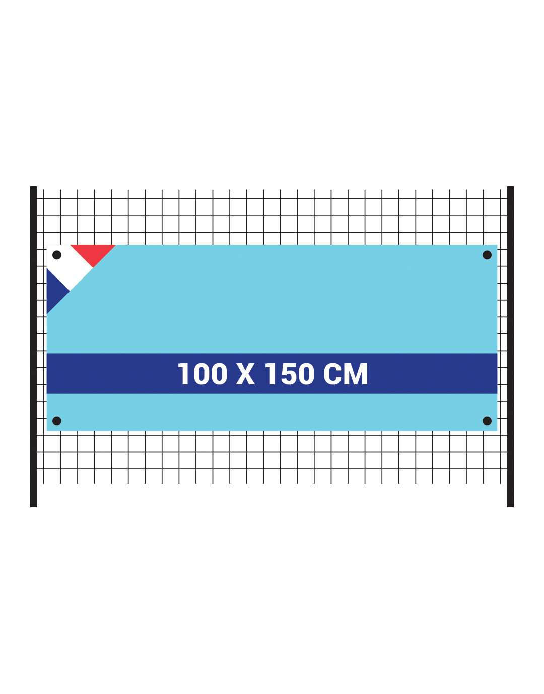 Banderole en Oxford 175 g/m² Banderole en Oxford 175 g/m² – vue 3