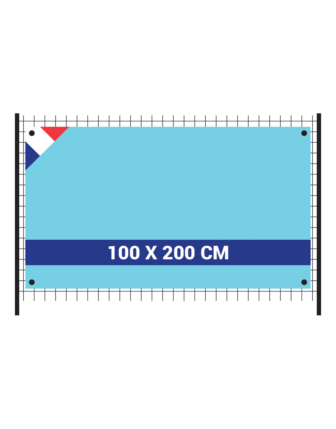 Banderole anti-feu B1 230 g/m² Banderole anti-feu B1 230 g/m²