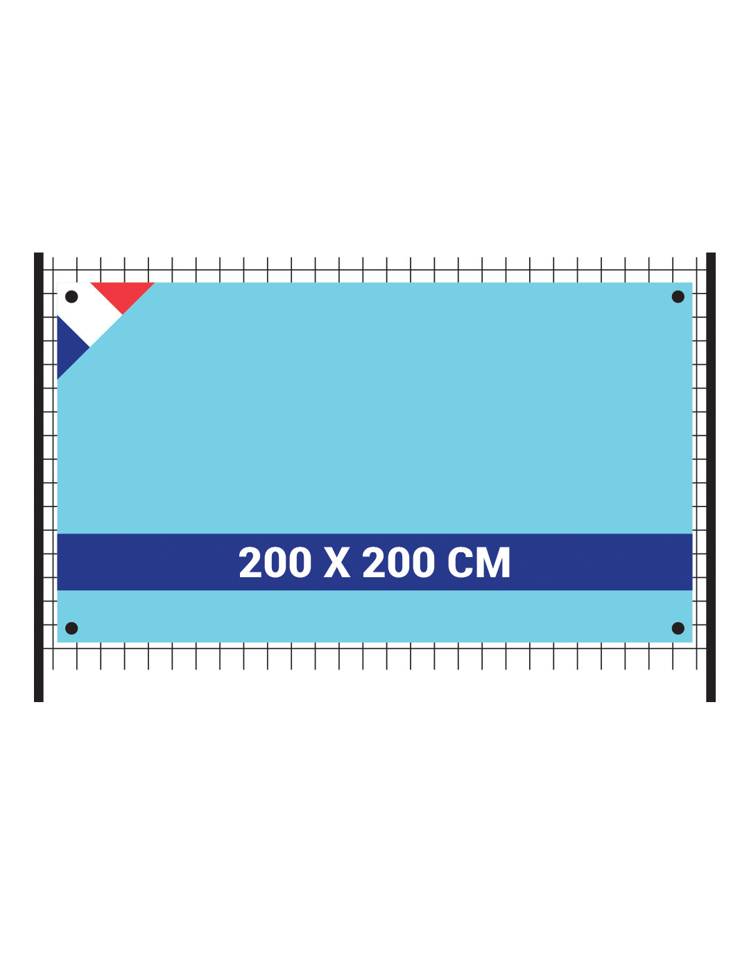 Banderole anti-feu B1 230 g/m² Banderole anti-feu B1 230 g/m² – vue 4