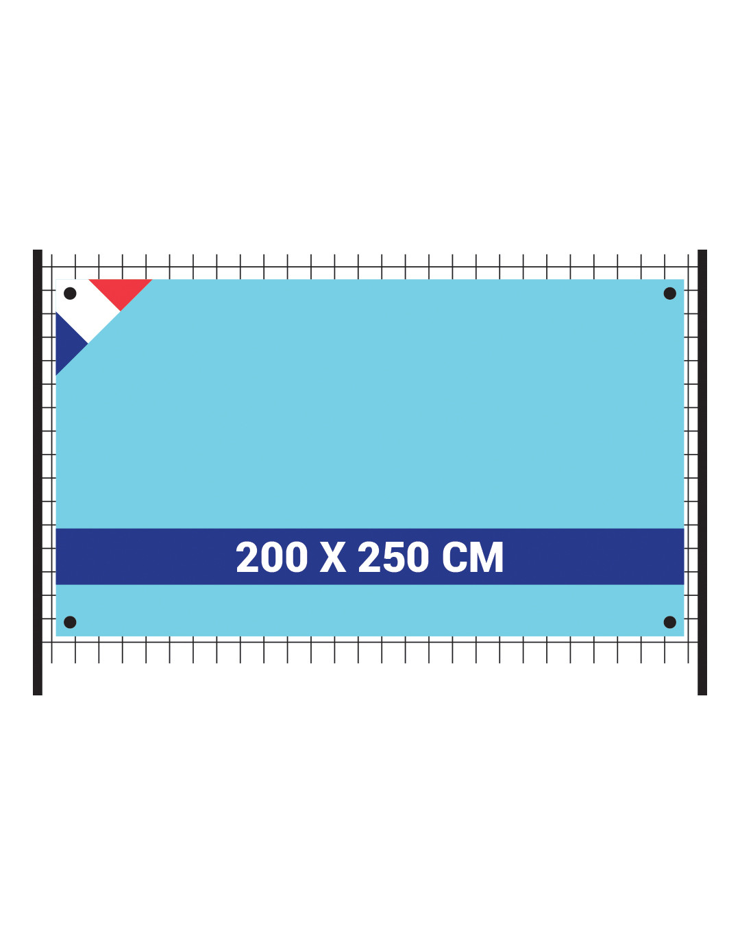 Banderole anti-feu B1 230 g/m² Banderole anti-feu B1 230 g/m² – vue 5