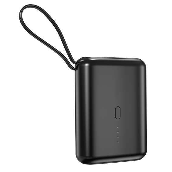 Batterie 10 000 mAh avec câbles intégrés Kayfi Batterie 10 000 mAh avec câbles intégrés Kayfi