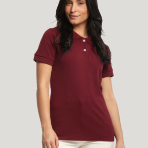 Polo femme manches courtes fabriqué en France Beauvoir