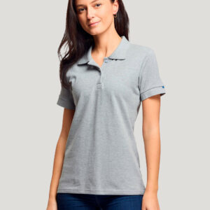 Polo femme manches courtes fabriqué en France Beauvoir – vue 2