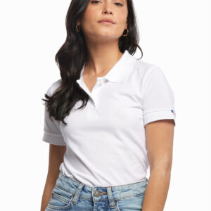 Polo femme manches courtes fabriqué en France Beauvoir – vue 4