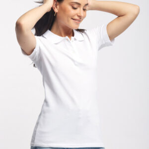 Polo femme manches courtes fabriqué en France Beauvoir – vue 5