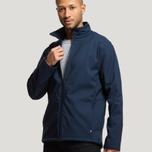 Blouson softshell homme recyclé fabriqué en France Bellecombe – vue 3