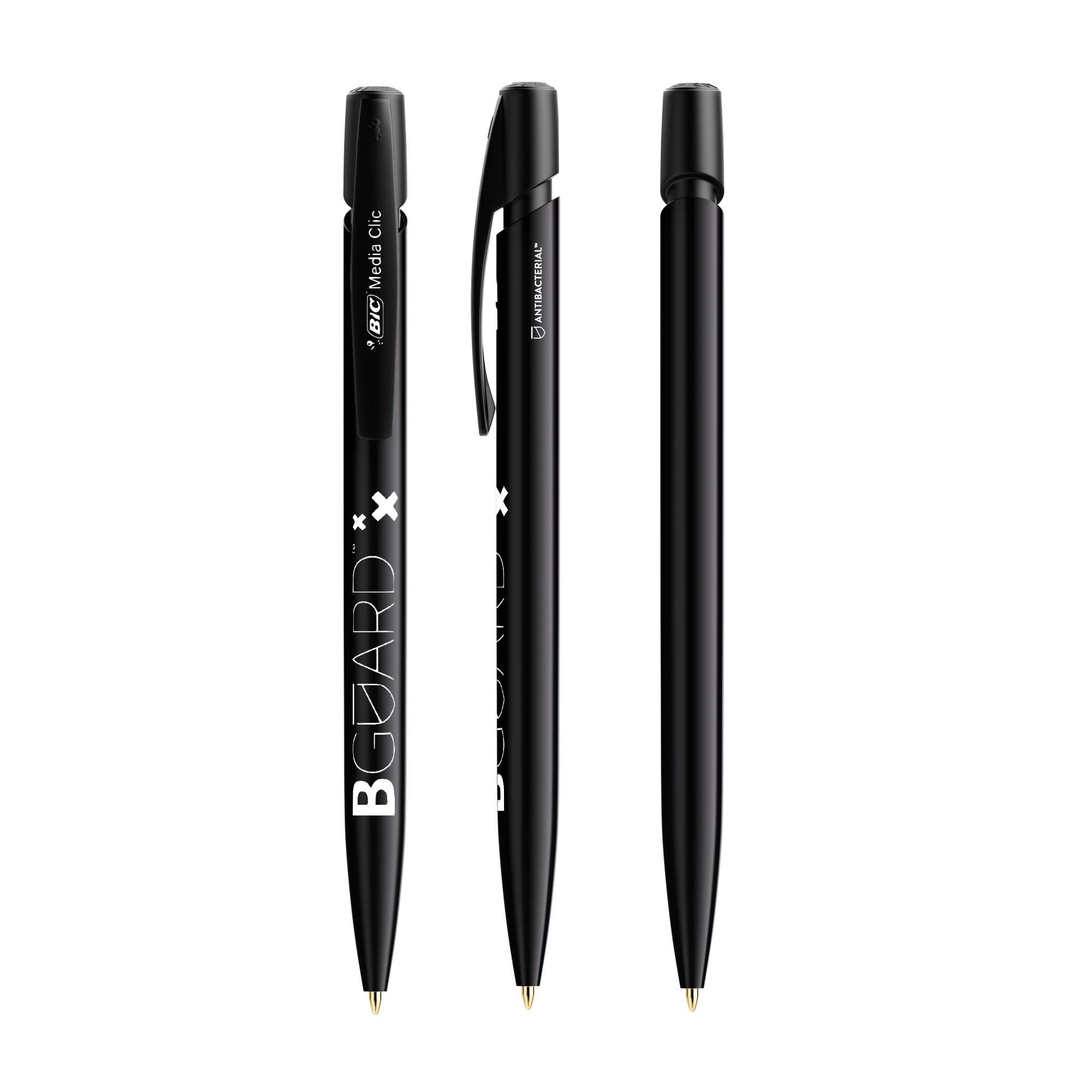 BIC® Media Clic BGUARD™ Stylo-bille antibactérien Antibac. Logo BIC® Media Clic BGUARD™ Stylo-bille antibactérien Antibac. Logo