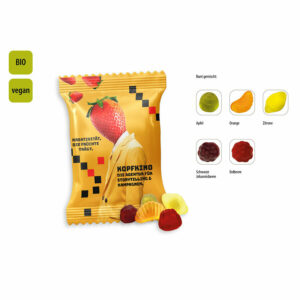 BIO Mini Fruits vegan en sachet promo, 10 g