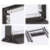 Caisson lumineux à LED Blackframe