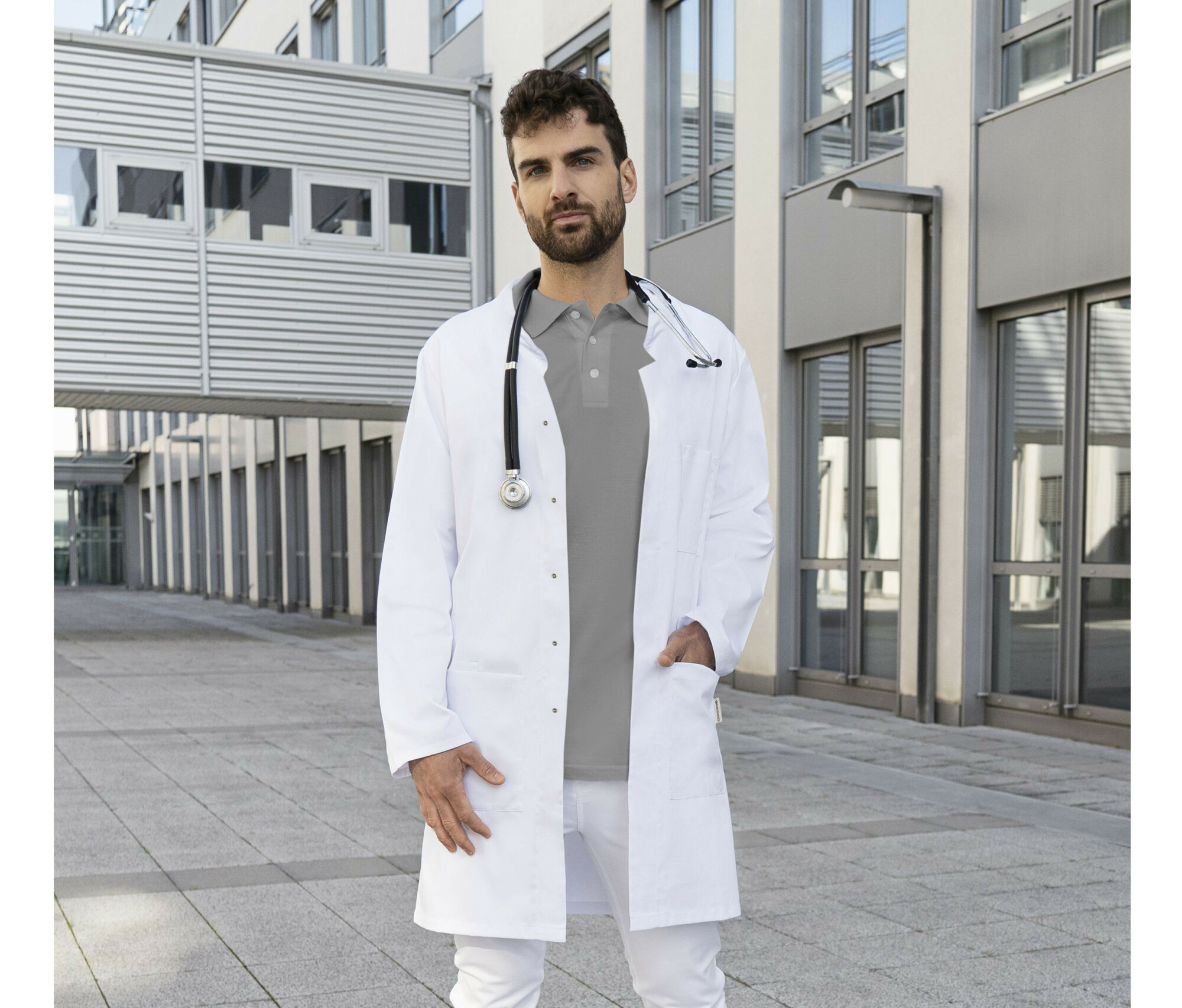 Blouse de travail homme Karlowsky Men's Work Basic Coat Blouse de travail homme Karlowsky Men's Work Basic Coat