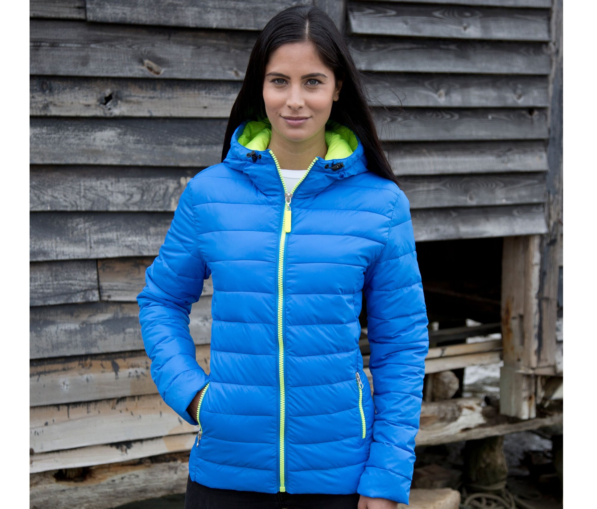 Blouson femme doudoune à capuche Result Womens Snow Bird Hooded Jacket Blouson femme doudoune à capuche Result Womens Snow Bird Hooded Jacket