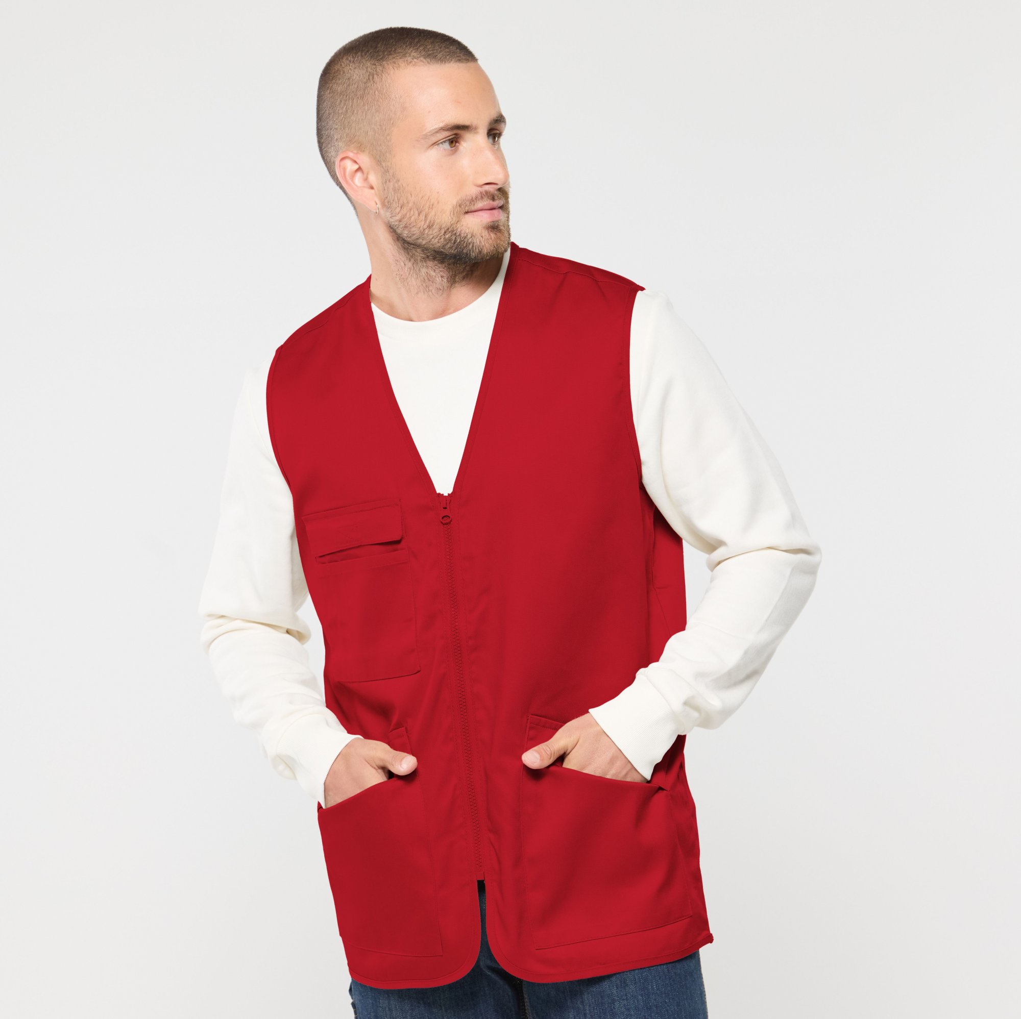 Bodywarmer Gilet multi-poches polycoton Pen Duick Crew Bodywarmer Gilet multi-poches polycoton Pen Duick Crew